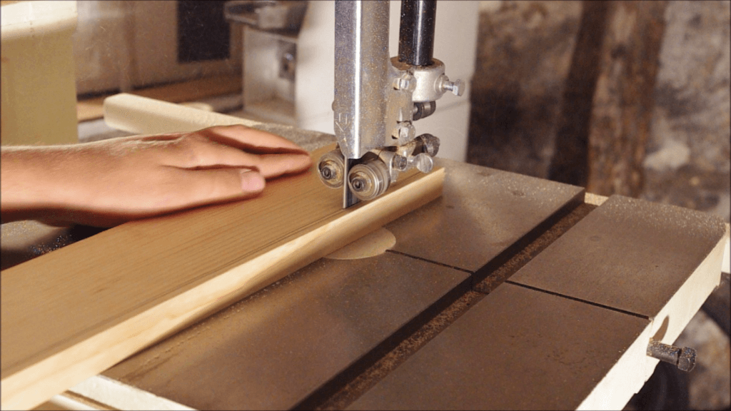trim spacers on bandsaw