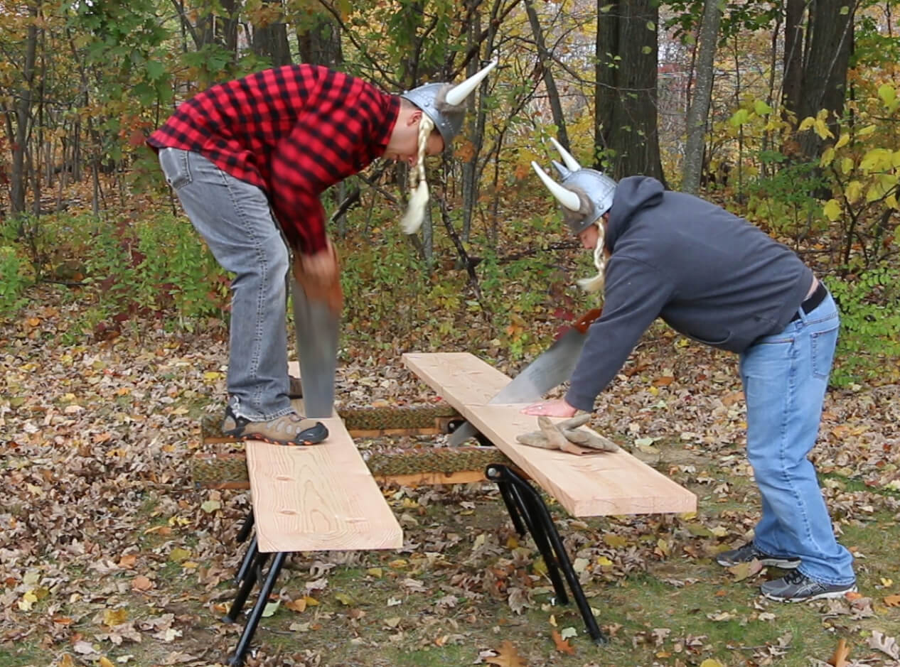 How to make a viking chair easily + free plans - Jeff's DIY Projects