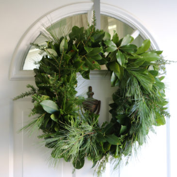 How to make a fresh Christmas wreath