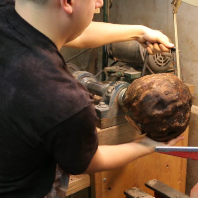 How to turn a green burl
