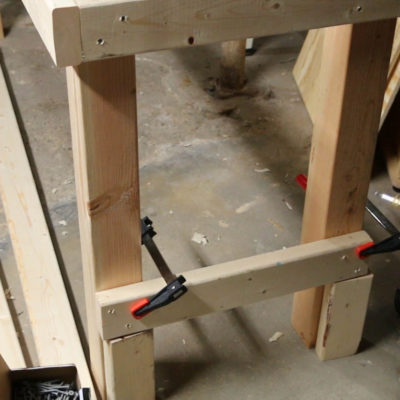how to build a simple sturdy workbench