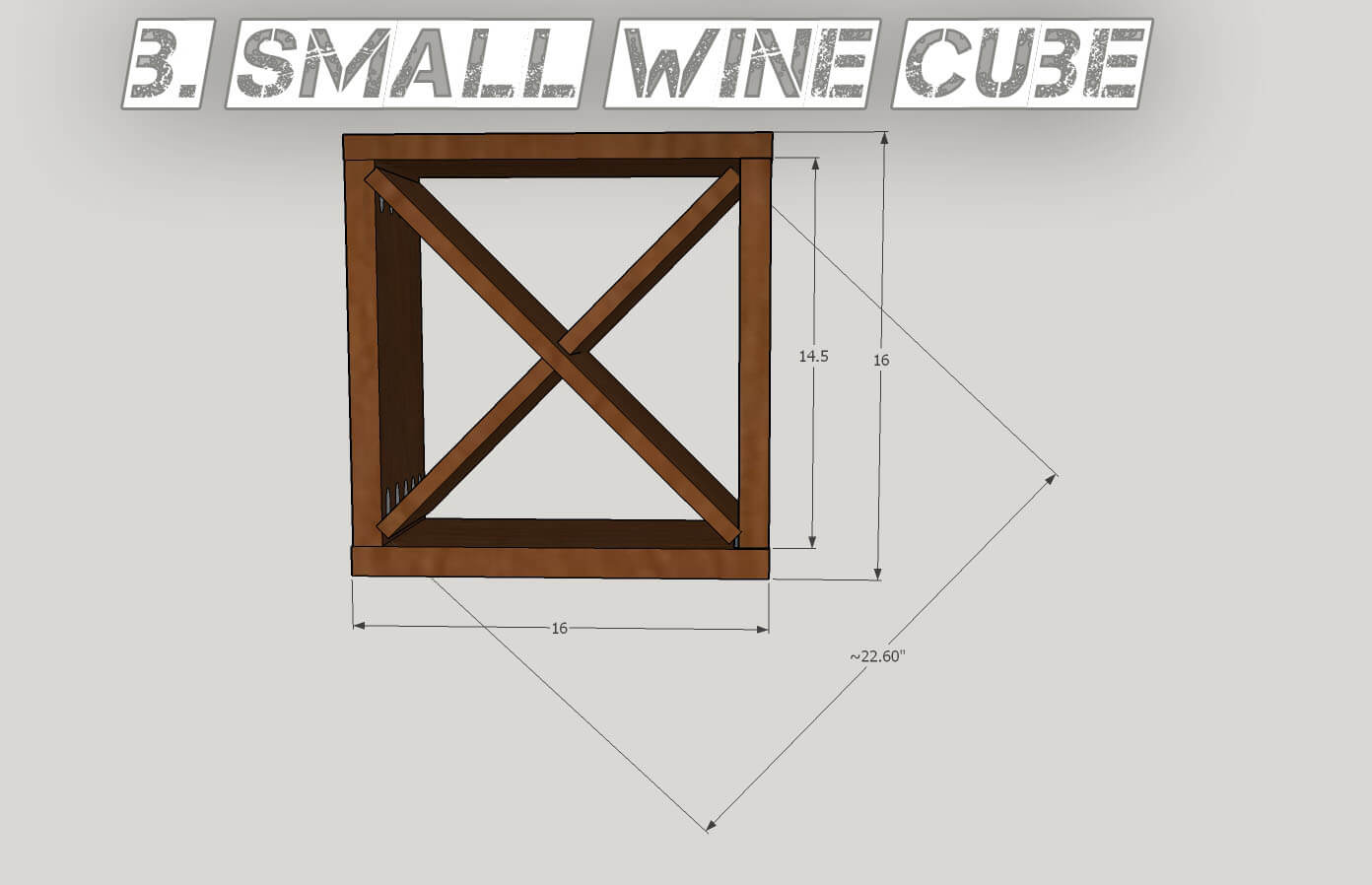 How to make a wine rack storage cube Jeff's DIY Projects