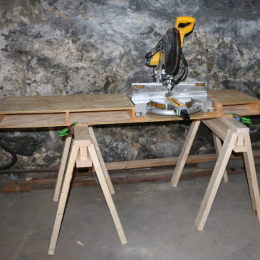 How to make a portable miter saw table