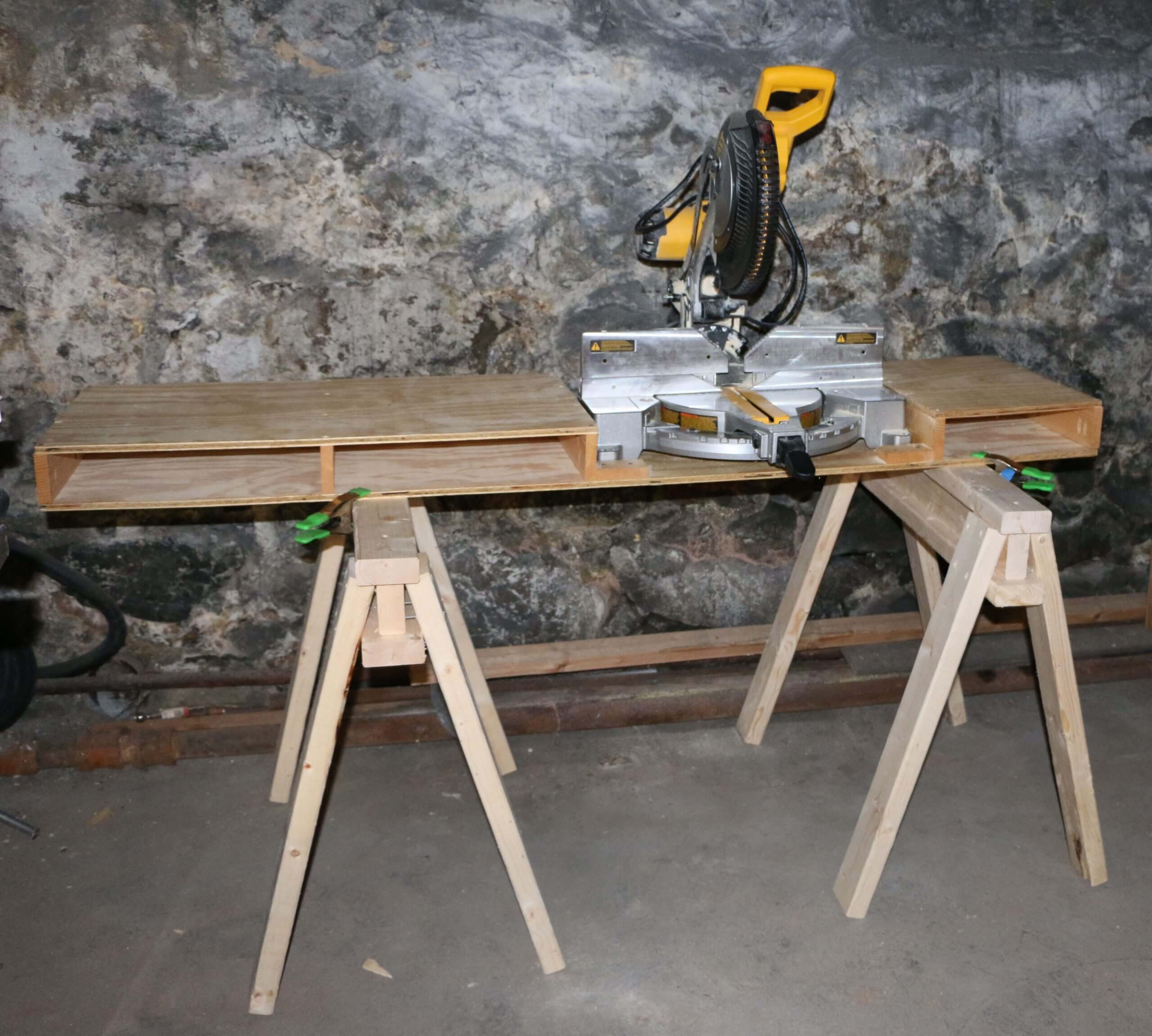 How To Make A Portable Miter Saw Table Jeffs Diy Projects